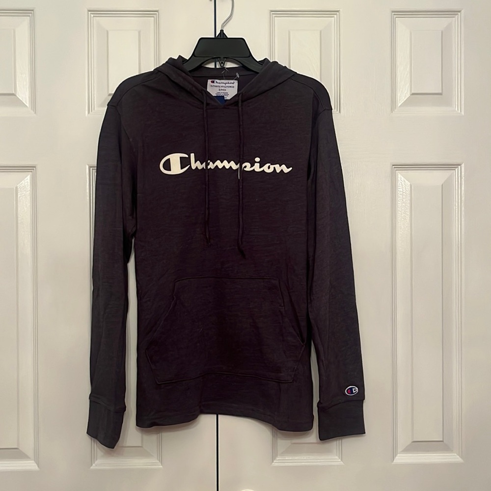 NWT Men’s Grey Champion Hoodie Sweater Size Small